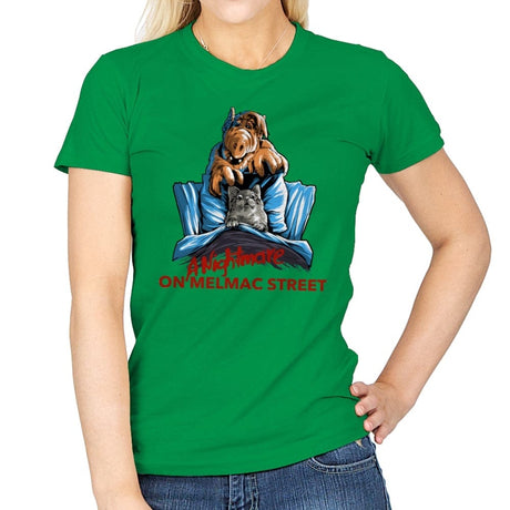 Nightmare on Melmac Street - Best Seller - Womens T-Shirts RIPT Apparel Small / Irish Green
