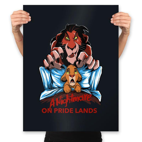 Nightmare on Pride Land - Prints Posters RIPT Apparel 18x24 / Black
