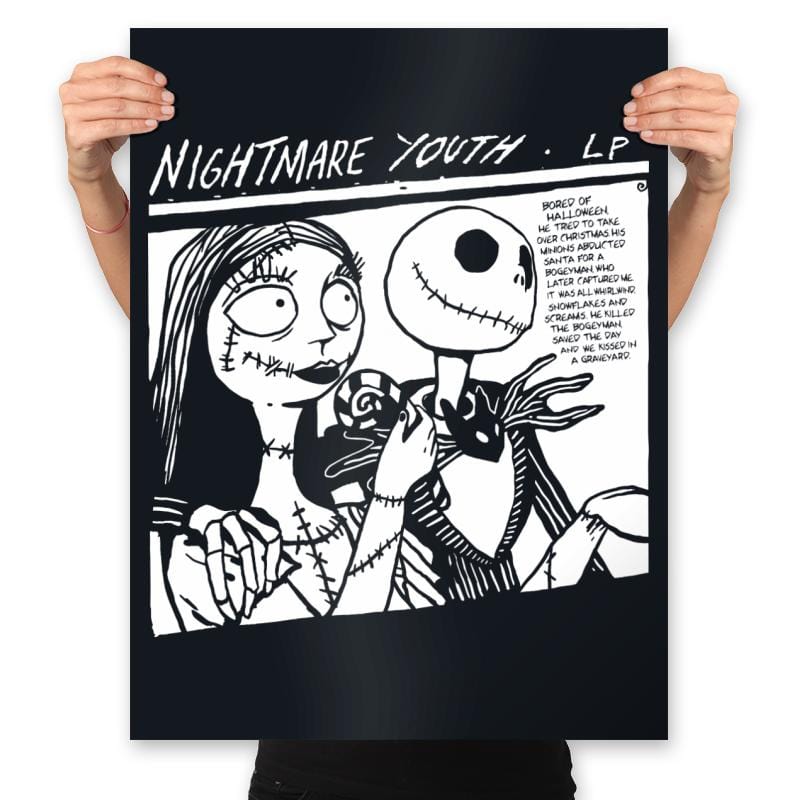 Nightmare Youth - Prints Posters RIPT Apparel 18x24 / Black