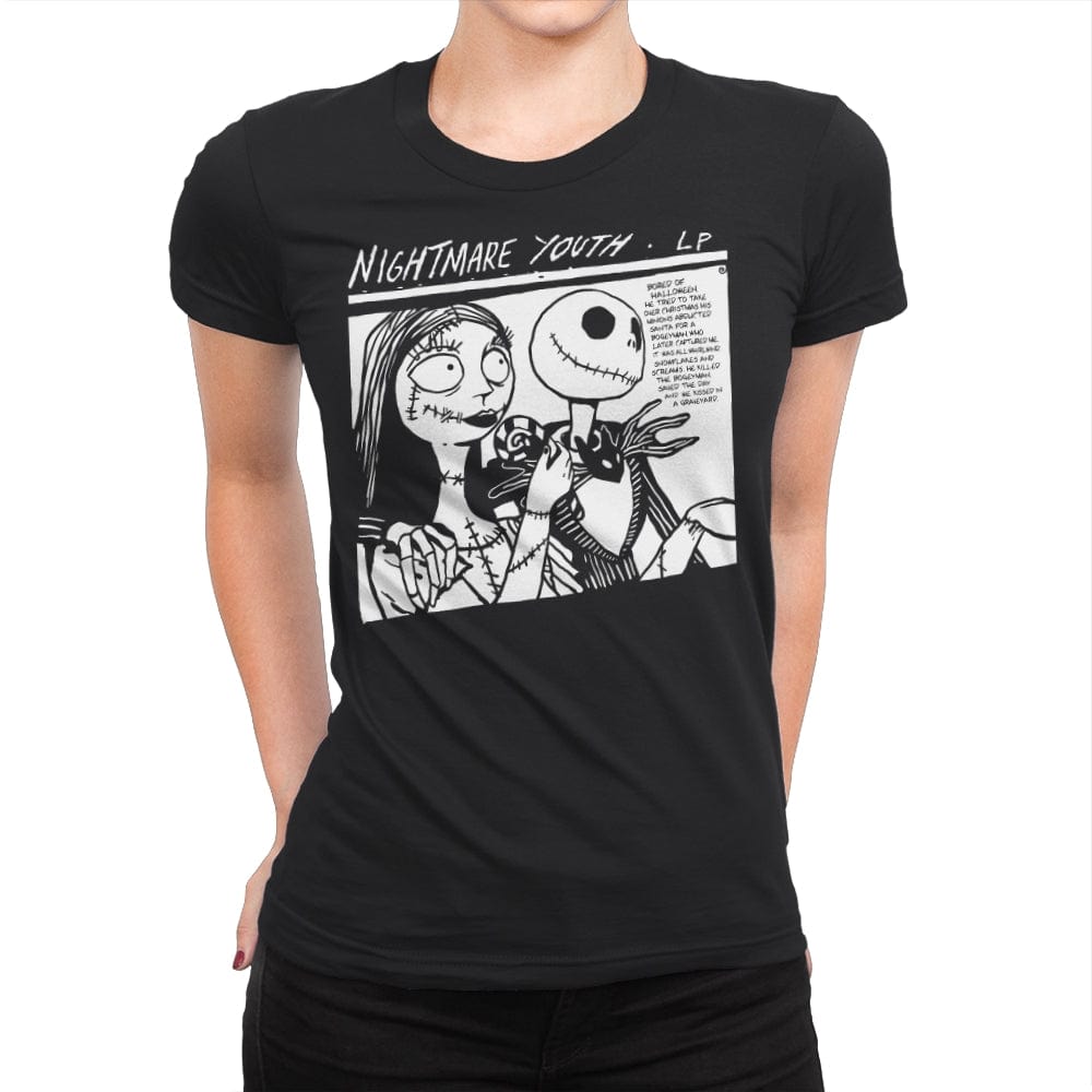 Nightmare Youth - Womens Premium T-Shirts RIPT Apparel Small / Black