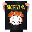Nigirivana - Prints Posters RIPT Apparel 18x24 / Black