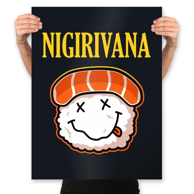 Nigirivana - Prints Posters RIPT Apparel 18x24 / Black