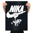 Nika Air - Prints Posters RIPT Apparel 18x24 / Black
