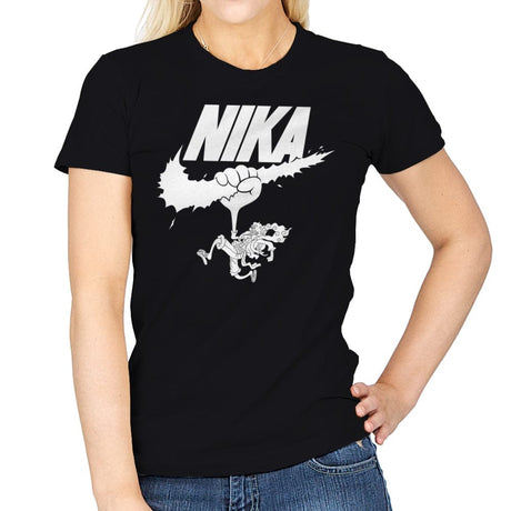 Nika Air - Womens T-Shirts RIPT Apparel Small / Black