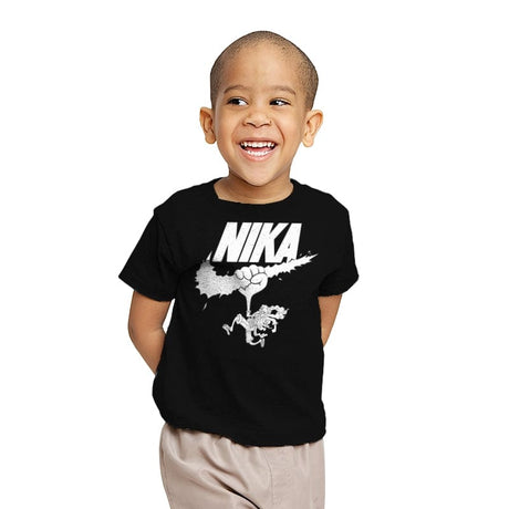 Nika Air - Youth T-Shirts RIPT Apparel X-small / Black