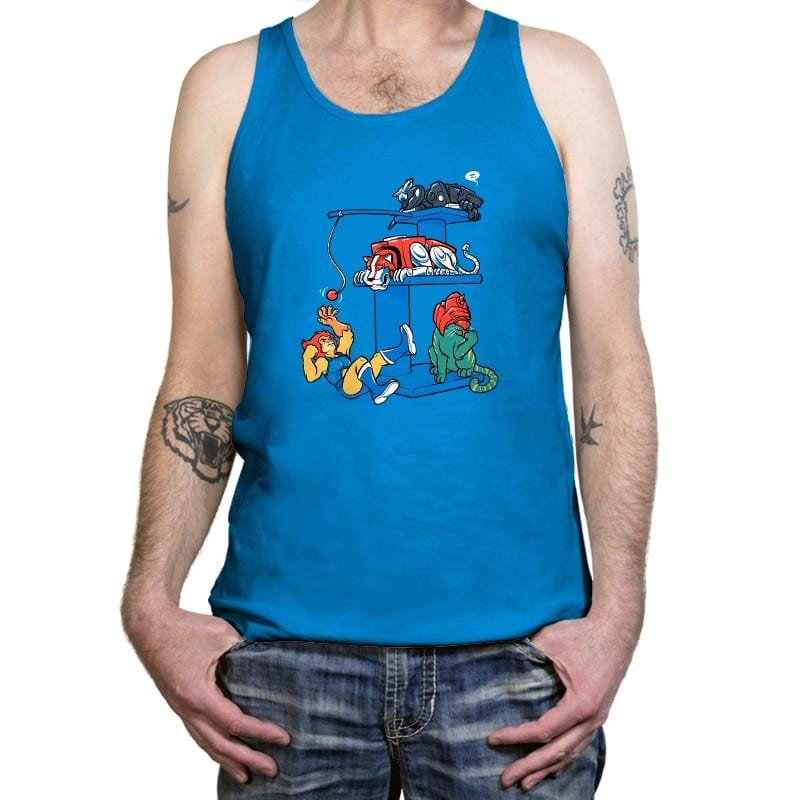 Nineteen Eighty Fur Exclusive - Tanktop Tanktop RIPT Apparel X-Small / Neon Blue