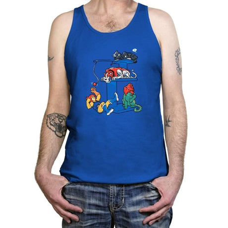 Nineteen Eighty Fur Exclusive - Tanktop Tanktop RIPT Apparel X-Small / True Royal