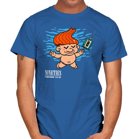 Nineties: Never Old - Mens T-Shirts RIPT Apparel Small / Royal
