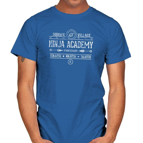 Ninja Academy Exclusive - Anime History Lesson - Mens T-Shirts RIPT Apparel Small / Royal