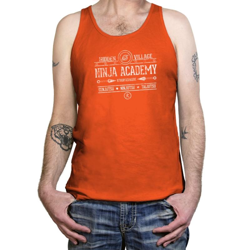 Ninja Academy Exclusive - Anime History Lesson - Tanktop Tanktop RIPT Apparel X-Small / Orange