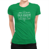 Ninja Academy Exclusive - Anime History Lesson - Womens Premium T-Shirts RIPT Apparel Small / Kelly Green
