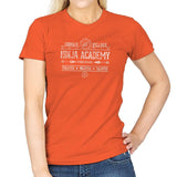 Ninja Academy Exclusive - Anime History Lesson - Womens T-Shirts RIPT Apparel Small / Orange