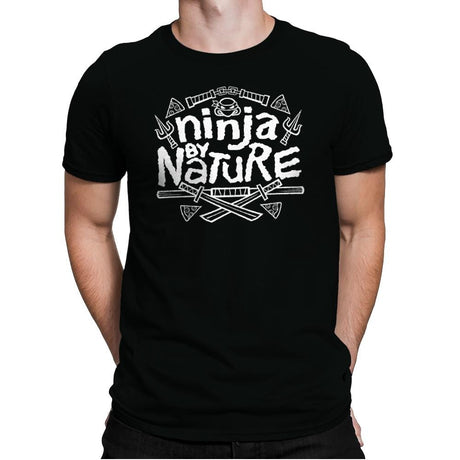 Ninja by Nature - Mens Premium T-Shirts RIPT Apparel Small / Black