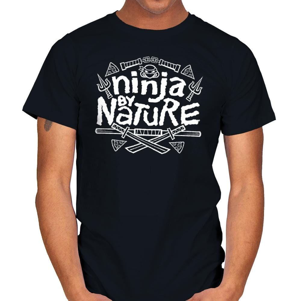 Ninja by Nature - Mens T-Shirts RIPT Apparel Small / Black