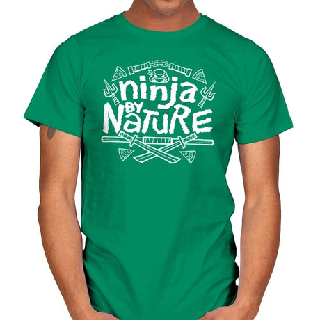 Ninja by Nature - Mens T-Shirts RIPT Apparel Small / Kelly