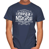 Ninja by Nature - Mens T-Shirts RIPT Apparel Small / Navy
