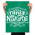 Ninja by Nature - Prints Posters RIPT Apparel 18x24 / Kelly