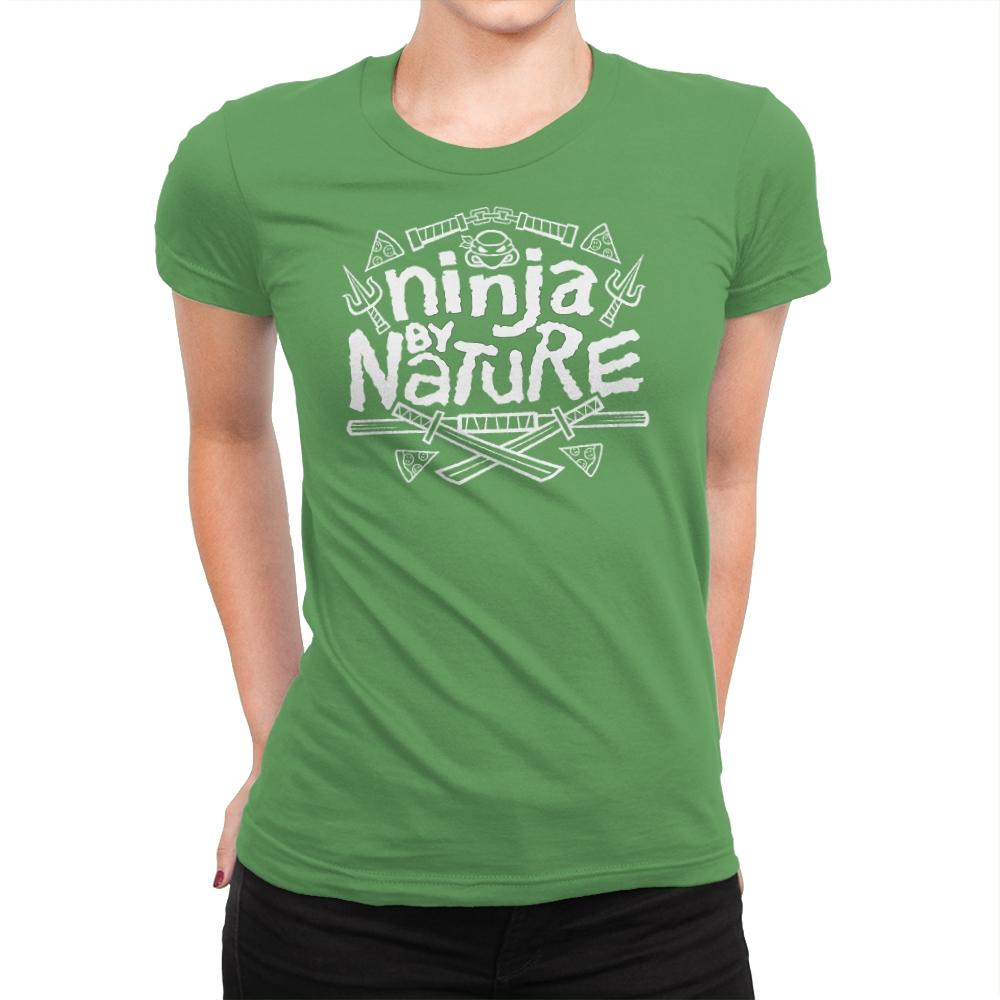Ninja by Nature - Womens Premium T-Shirts RIPT Apparel Small / Kelly