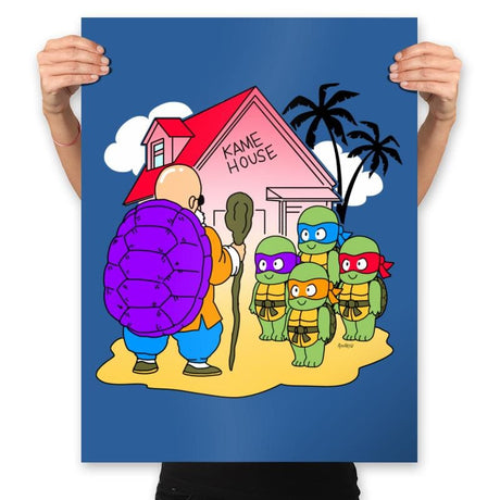 Ninja Master - Prints Posters RIPT Apparel 18x24 / Royal