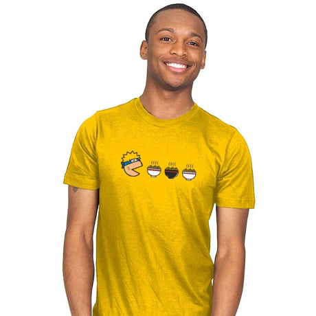Ninja-Pac - Mens T-Shirts RIPT Apparel Small / Sunshine