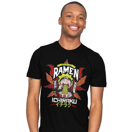 Ninja Ramen - Mens T-Shirts RIPT Apparel Small / Black