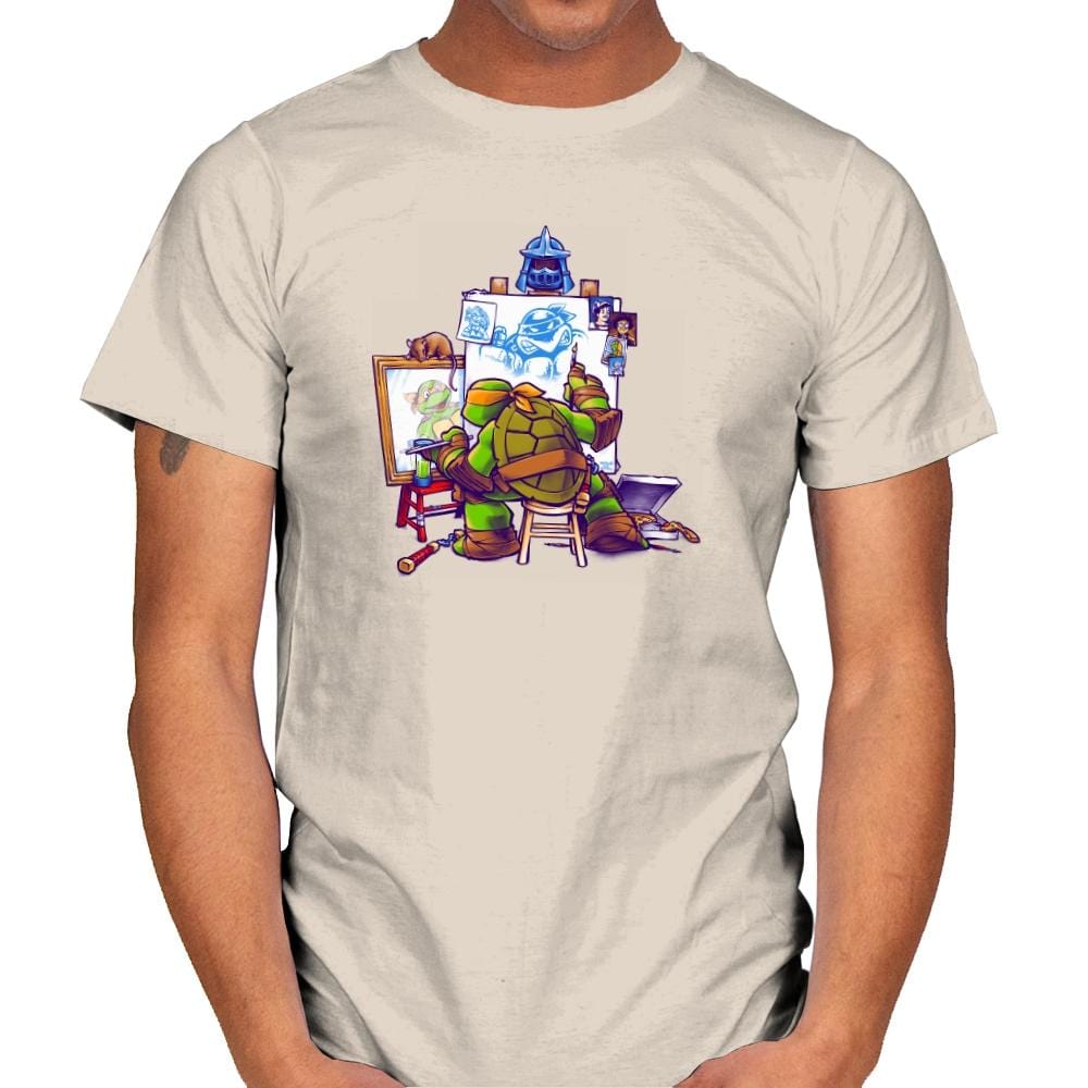 Ninja Rockwell - 80s Blaarg - Mens T-Shirts RIPT Apparel Small / Natural