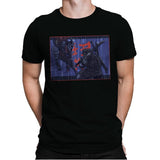 Ninja Showdown - Mens Premium T-Shirts RIPT Apparel Small / Black