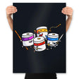 Ninja Turds - Prints Posters RIPT Apparel 18x24 / Black
