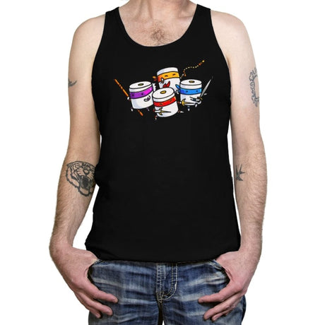 Ninja Turds - Tanktop Tanktop RIPT Apparel X-Small / Black