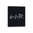 Ninja Turtle Equation - Canvas Wraps Canvas Wraps RIPT Apparel 8x10 / Black