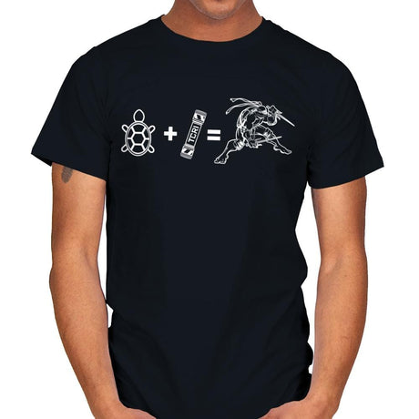 Ninja Turtle Equation - Mens T-Shirts RIPT Apparel Small / Black