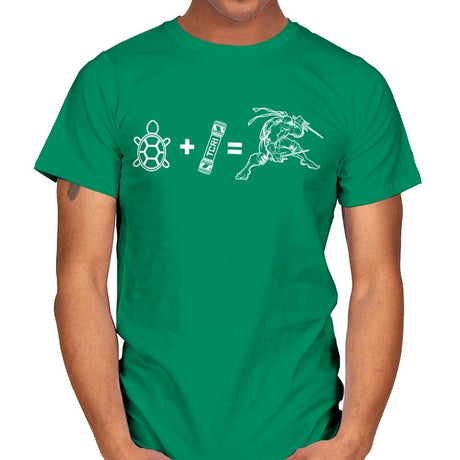 Ninja Turtle Equation - Mens T-Shirts RIPT Apparel Small / Kelly