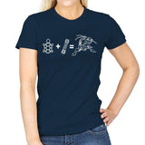 Ninja Turtle Equation - Womens T-Shirts RIPT Apparel Small / Navy