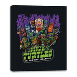Ninja Turtles Vs. The NYC Villains - Best Seller - Canvas Wraps Canvas Wraps RIPT Apparel 16x20 / Black