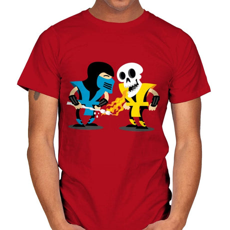 Ninjas - Mens T-Shirts RIPT Apparel Small / Red