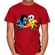 Ninjas - Mens T-Shirts RIPT Apparel Small / Red