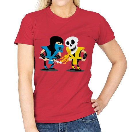 Ninjas - Womens T-Shirts RIPT Apparel Small / Red