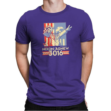 Nixon : Agnew 3016 Exclusive - Mens Premium T-Shirts RIPT Apparel Small / Purple Rush