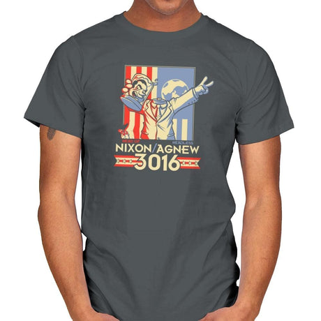 Nixon : Agnew 3016 Exclusive - Mens T-Shirts RIPT Apparel Small / Charcoal