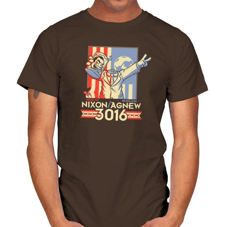 Nixon : Agnew 3016 Exclusive - Mens T-Shirts RIPT Apparel Small / Dark Chocolate