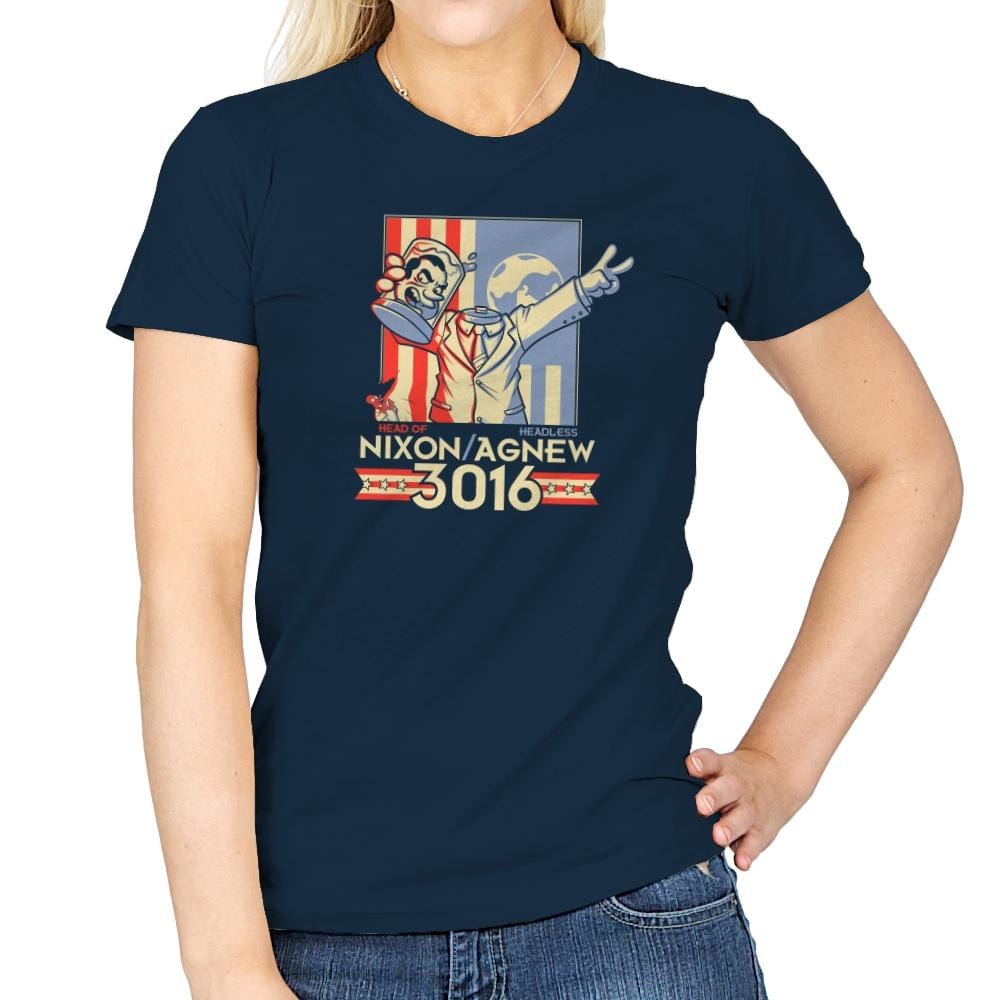 Nixon : Agnew 3016 Exclusive - Womens T-Shirts RIPT Apparel 3x-large / Navy