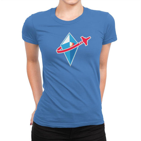 No Brick Sky Exclusive - Womens Premium T-Shirts RIPT Apparel Small / Tahiti Blue