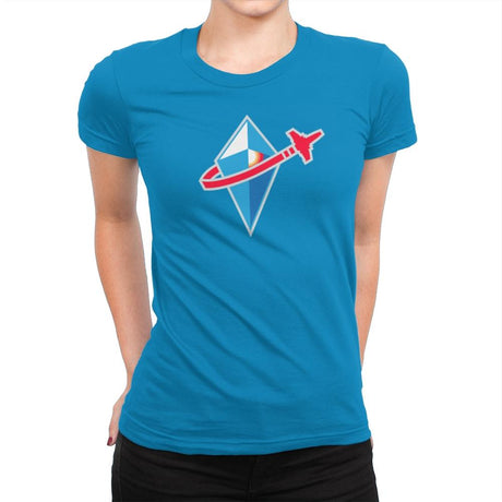 No Brick Sky Exclusive - Womens Premium T-Shirts RIPT Apparel Small / Turquoise
