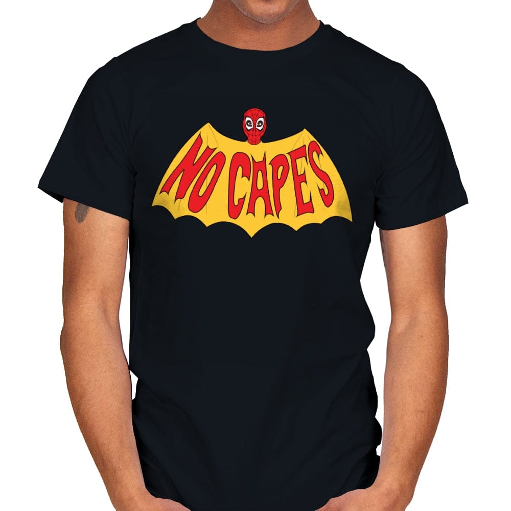 No Capes - Mens T-Shirts RIPT Apparel Small / Black