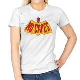 No Capes - Womens T-Shirts RIPT Apparel Small / White