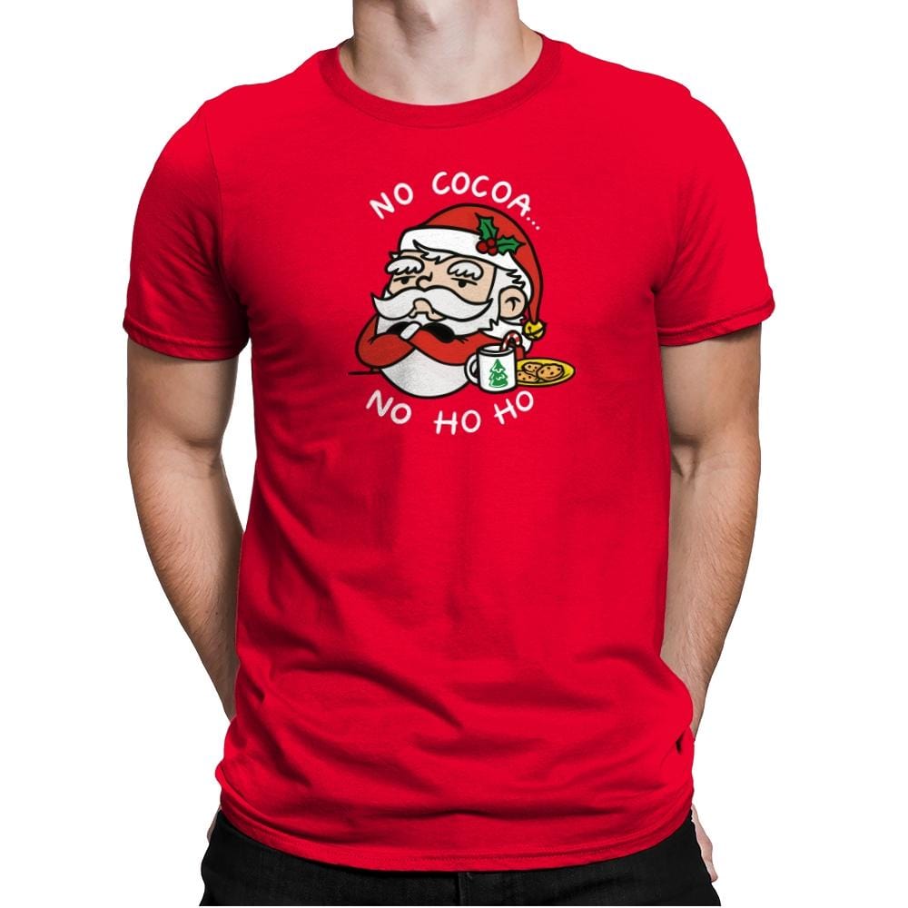 No Cocoa, No Ho Ho - Mens Premium T-Shirts RIPT Apparel Small / Red