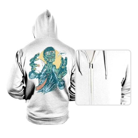 No Coffee, Me Zombie - Hoodies Hoodies RIPT Apparel Small / White