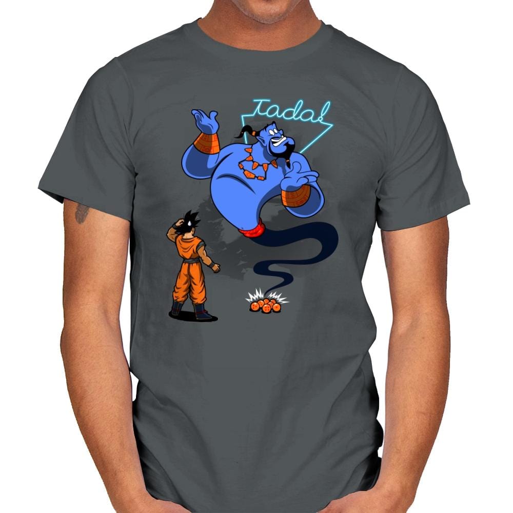 No Dragon - Mens T-Shirts RIPT Apparel Small / Charcoal