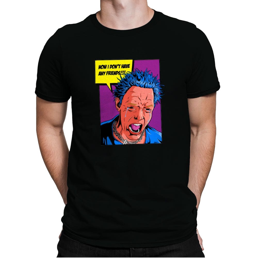 No Friends! - Mens Premium T-Shirts RIPT Apparel Small / Black