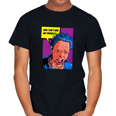 No Friends! - Mens T-Shirts RIPT Apparel Small / Black